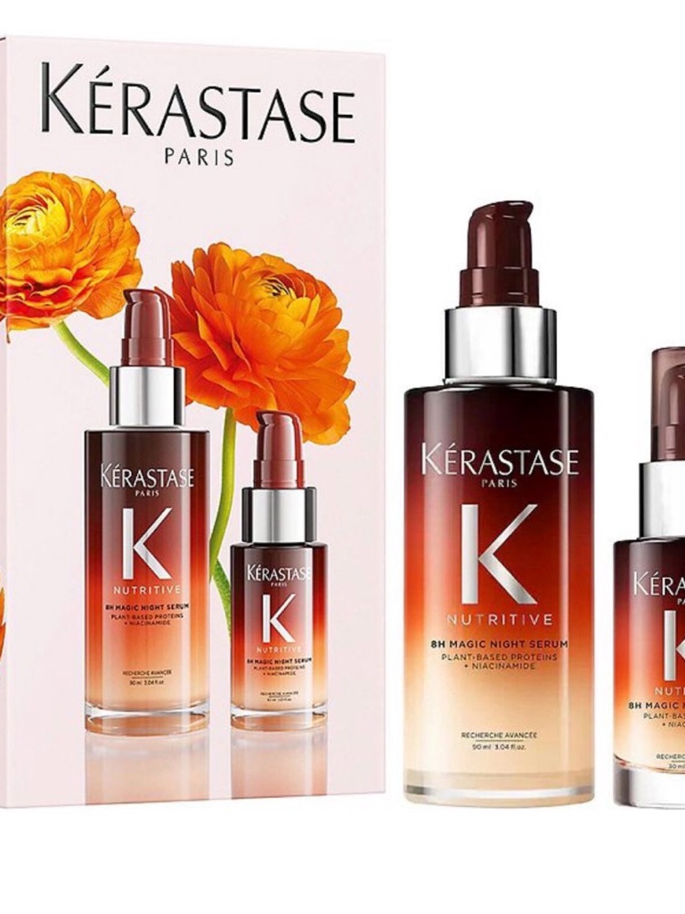 Kérastase Nutritive 8H Magic Night Serum - Gradient Amber Bottle
